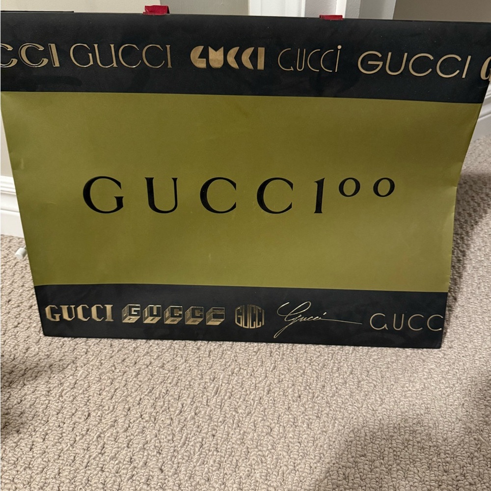 Gucci Olive and Black Designer Bag